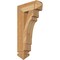 Ekena Millwork Merced Arts & Crafts Rough Sawn Bracket, Western Red Cedar, 4"W x 14"D x 26"H BKT04X14X26MRC03RWR - alternate 1